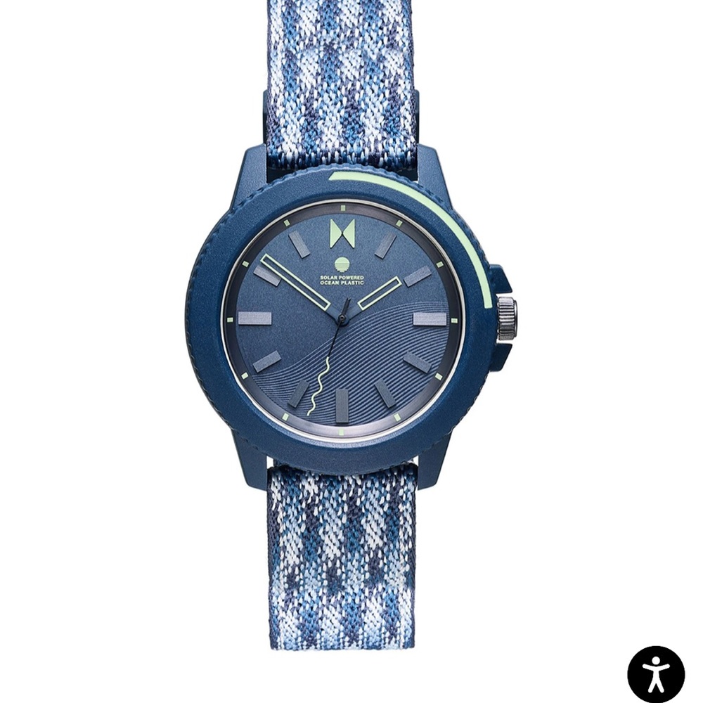 MVMT Navy Watch with Textured Strap